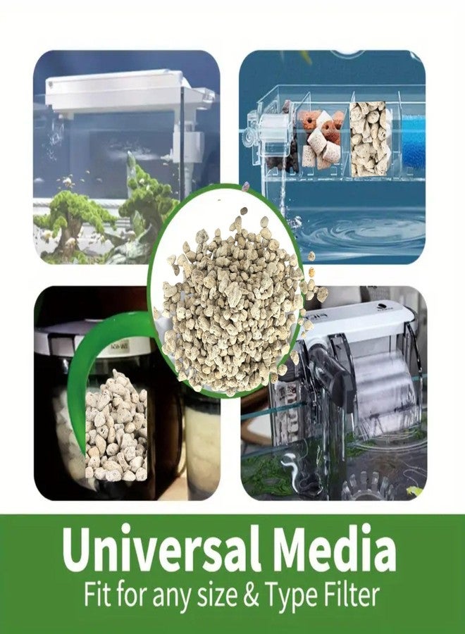 حجر بوميكس لوسائط ترشيح أحواض السمك، 250 غرام (500 مل)، عبوة سائبة 3-6 مم، مناسب للفلاتر المعلقة، والفلاتر الداخلية، والفلاتر العلوية. - Image 5